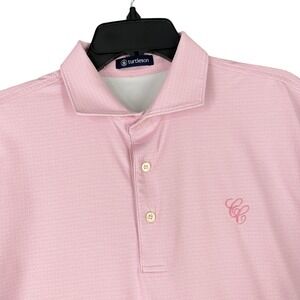 Turtleson Performance Polo Shirt Men M Golf Athletic Logo Coosaw Creek Club